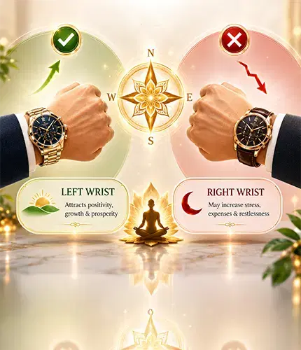 Which Hand to Wear a Watch as per Vastu - Left or Right Wrist?