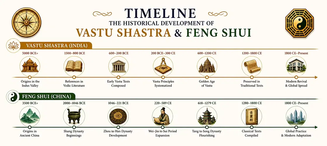 astu vs Feng Shui five elements comparison