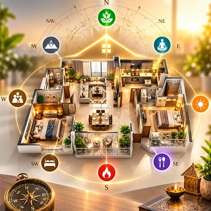 Creating an Optimal Floor Plan for Residence Based On Modern Vastu Principles
