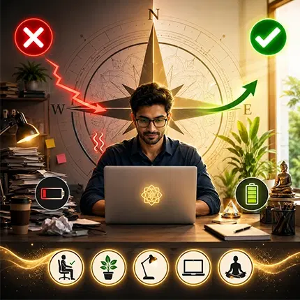 Vastu Tips for IT Professionals - Your Desk May Be Draining Your Energy