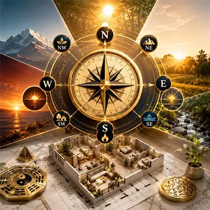 Vastu Compass And Directions : How to Find the Facing of Your House