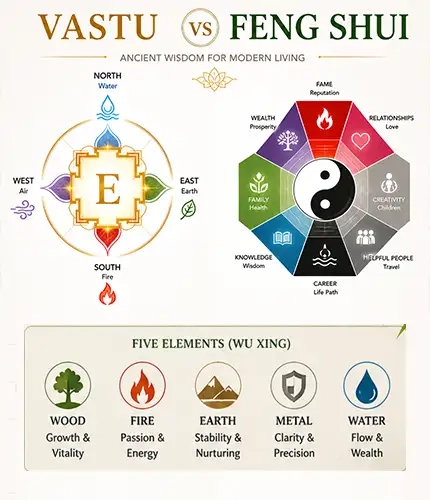 Vastu vs Feng Shui