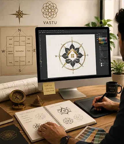 Scientific Logo Design as Per Vastu | Layered Vastu