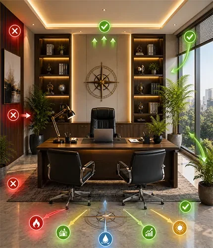 Office Vastu Mistakes That Block Growth and Cash Flow