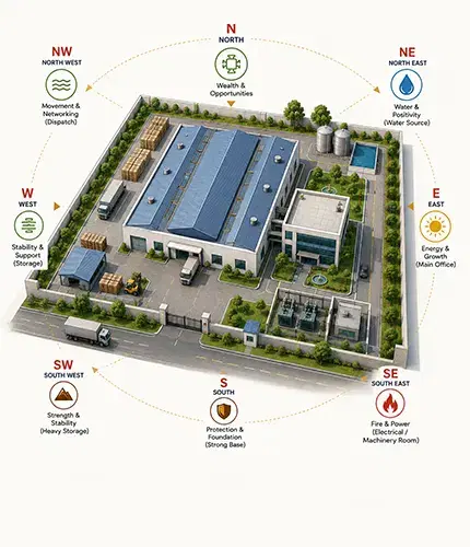 Vastu for Factory Layout: Planning That Boosts Output & Profit