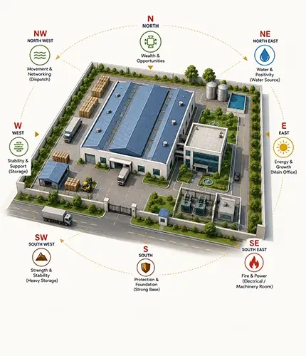 Vastu for Factory Layout: Planning That Boosts Output & Profit