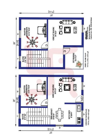 Creating an Optimal Floor Plan for Residence Based On Modern Vastu Principles